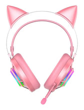 Load image into Gallery viewer, Segotep Gaming Case with Headset Gaming Mouse Combo Pink ATX Micro-ATX, MINI-ITX Mid Case USB3.0 Port, 1.0mm SPCC Steel Plate, Support Liquid Cooling Tempered Glass Side