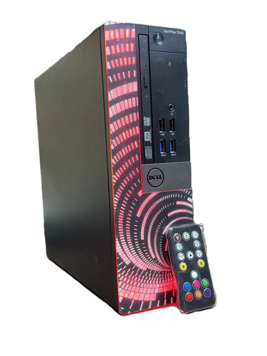 Refurbished (Good) Tower Customized RGB Lights Computer Intel Core i5 6500 8GB RAM 180GB SSD Win 10 Pro Uniway Computer Alberta