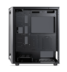 Segotep Gank 5 Gaming Computer case Support ATX, Micro-ATX, Mini-ITX Mid Case.Tempered Glass Side Panel, ATX Mid Tower, PC Case Black - Uniway Computer Alberta