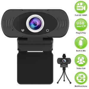 Webcam 1080P HD Plug and Play for computer