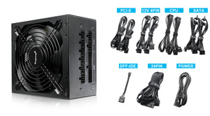 Segotep 750W Power Supply 80 Plus Gold Certified PSU Fully Modular